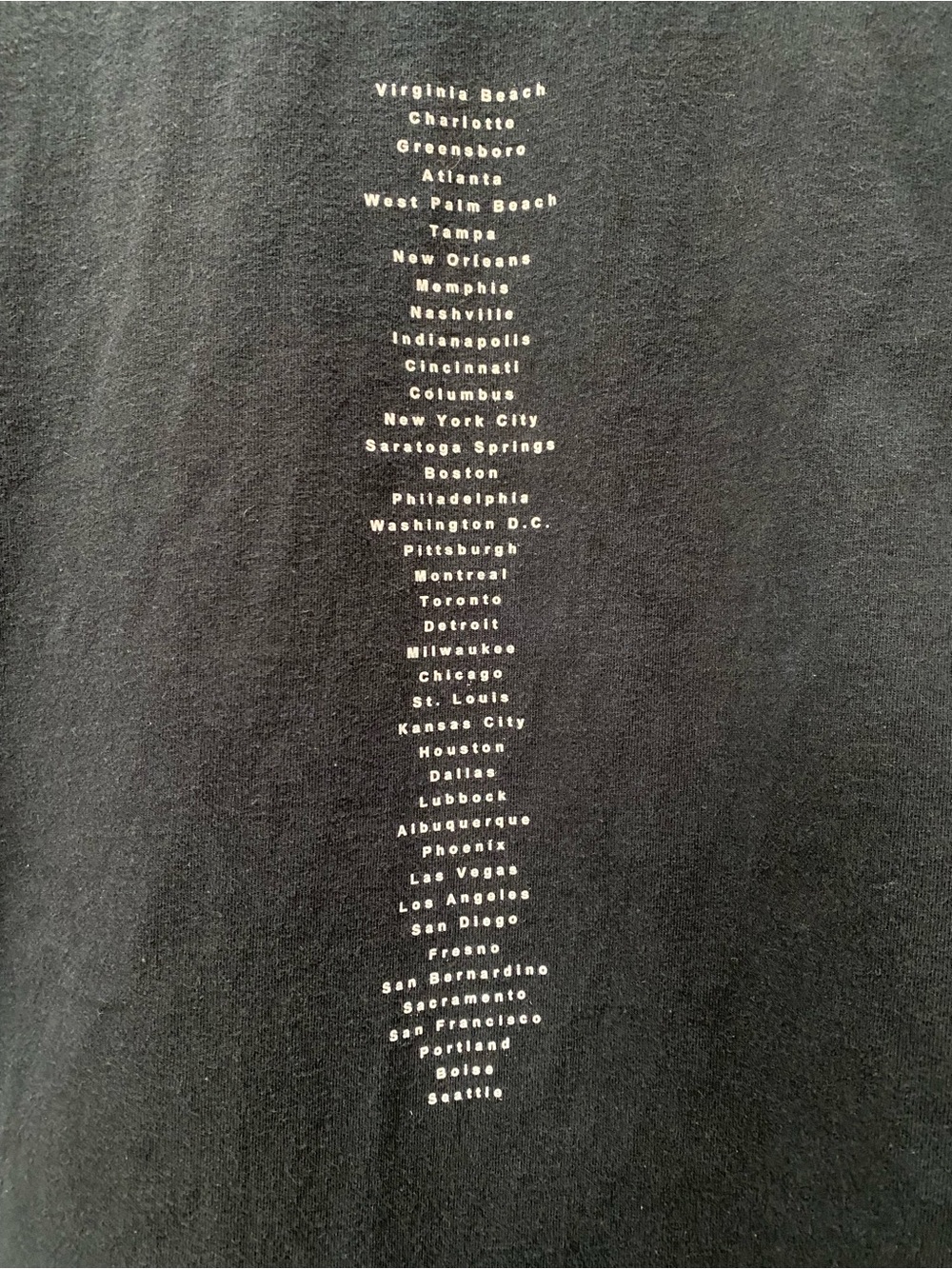 Vintage Y2K Pearl Jam Black Graphic Band Tee Tshirt Shirt Binaural Tour Anvil XL - Picture 4 of 5